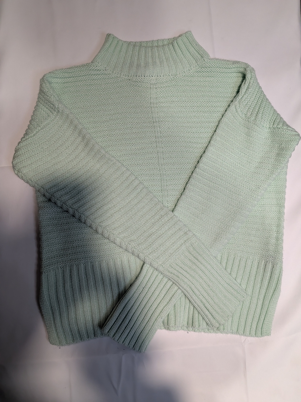 Apt. 9 Pastel Mint Ribbed Turtleneck Sweater